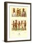 Nine African Tribe Members-null-Framed Art Print