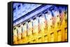 Nine American Flags-Philippe Hugonnard-Framed Stretched Canvas