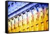 Nine American Flags-Philippe Hugonnard-Framed Stretched Canvas
