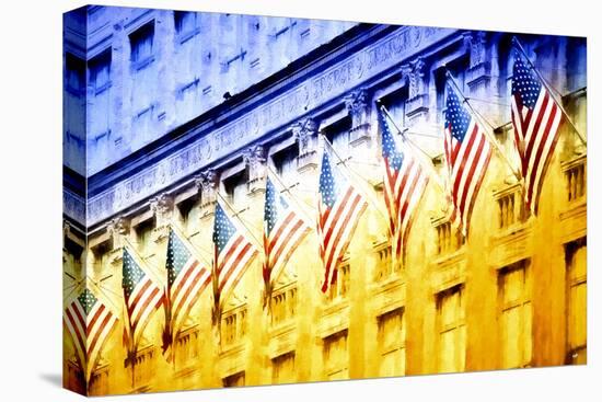 Nine American Flags-Philippe Hugonnard-Stretched Canvas