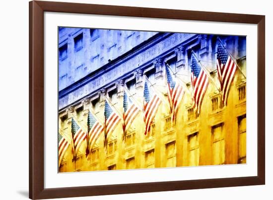 Nine American Flags-Philippe Hugonnard-Framed Giclee Print