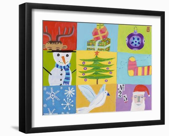 Nine Christmas Squares-Nathaniel Mather-Framed Giclee Print