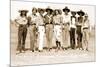 Nine Cowgirls-null-Mounted Premium Giclee Print