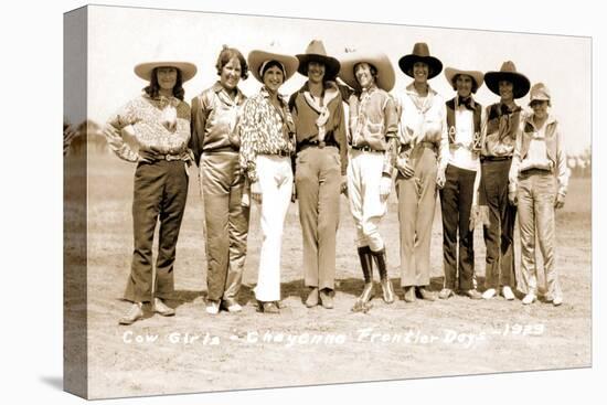 Nine Cowgirls-null-Stretched Canvas