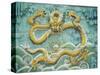 Nine Dragon Wall, Forbidden City, Beijing, China, Asia-Gina Corrigan-Stretched Canvas