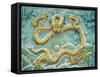 Nine Dragon Wall, Forbidden City, Beijing, China, Asia-Gina Corrigan-Framed Stretched Canvas