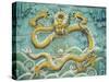 Nine Dragon Wall, Forbidden City, Beijing, China, Asia-Gina Corrigan-Stretched Canvas