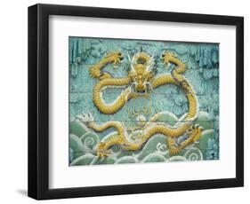 Nine Dragon Wall, Forbidden City, Beijing, China, Asia-Gina Corrigan-Framed Photographic Print