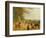 Nine Greyhounds in a Landscape-Jacques-Laurent Agasse-Framed Giclee Print