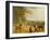 Nine Greyhounds in a Landscape-Jacques-Laurent Agasse-Framed Giclee Print