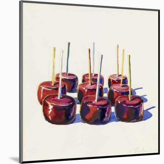 Nine Jelly Apples, 1964-Wayne Thiebaud-Mounted Art Print