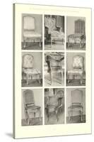 Nine Louis XV Chairs-null-Stretched Canvas