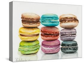 Nine Macaroons-Jennifer Redstreake Geary-Stretched Canvas