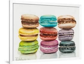 Nine Macaroons-Jennifer Redstreake Geary-Framed Art Print