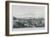 Nine Panoramic Views of Rio De Janeiro: Catette E Entrada Da Barra, 1862-Philippe and Ciceri, Eugene Benoist-Framed Giclee Print