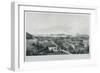 Nine Panoramic Views of Rio De Janeiro: Catette E Entrada Da Barra, 1862-Philippe and Ciceri, Eugene Benoist-Framed Giclee Print