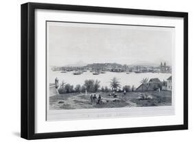 Nine panoramic views of Rio de Janeiro: Da Ilha das Cobras-Philippe Benoist-Framed Giclee Print