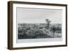 Nine Panoramic Views of Rio De Janeiro: De Lado Da Terra Morro De Senado, 1862-Philippe and Ciceri, Eugene Benoist-Framed Giclee Print