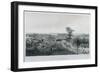 Nine Panoramic Views of Rio De Janeiro: De Lado Da Terra Morro De Senado, 1862-Philippe and Ciceri, Eugene Benoist-Framed Giclee Print