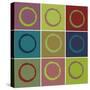 Nine Patch Circle & Colors-Ricki Mountain-Stretched Canvas