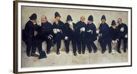 Nine Pints of the Law-Lawson Wood-Framed Giclee Print