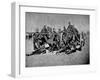 Nine Pounder Guns of the Royal Artillery Attached to the 3rd Division, 1855-56-James Robertson-Framed Photographic Print