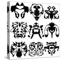 Nine Rorschach Test-akova-Stretched Canvas