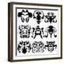 Nine Rorschach Test-akova-Framed Premium Giclee Print