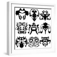 Nine Rorschach Test-akova-Framed Premium Giclee Print