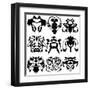 Nine Rorschach Test-akova-Framed Art Print