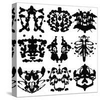 Nine Rorschach Test-akova-Stretched Canvas