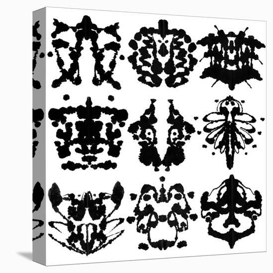Nine Rorschach Test-akova-Stretched Canvas