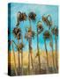 Nine Sun Flowers-Alex Williams-Stretched Canvas