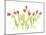 Nine Tulips Twirling-Deborah Kopka-Mounted Giclee Print