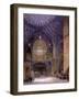 Nineteenth Century Bazaar at Kashan-Bob Brown-Framed Giclee Print