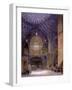 Nineteenth Century Bazaar at Kashan-Bob Brown-Framed Giclee Print