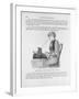 Nineteenth Century Book Illustration of a Woman at a Typewriter-null-Framed Giclee Print