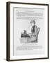 Nineteenth Century Book Illustration of a Woman at a Typewriter-null-Framed Giclee Print