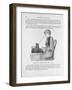 Nineteenth Century Book Illustration of a Woman at a Typewriter-null-Framed Giclee Print