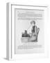 Nineteenth Century Book Illustration of a Woman at a Typewriter-null-Framed Giclee Print