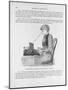 Nineteenth Century Book Illustration of a Woman at a Typewriter-null-Mounted Giclee Print