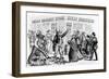 Nineteenth Century Lithograph of "Cheap Groceries"-null-Framed Giclee Print