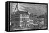 Nineteenth-Century Print of Tammany Hall-null-Framed Stretched Canvas