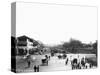 Nineteenth Century Street Scene in Singapore-null-Stretched Canvas