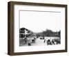 Nineteenth Century Street Scene in Singapore-null-Framed Photographic Print