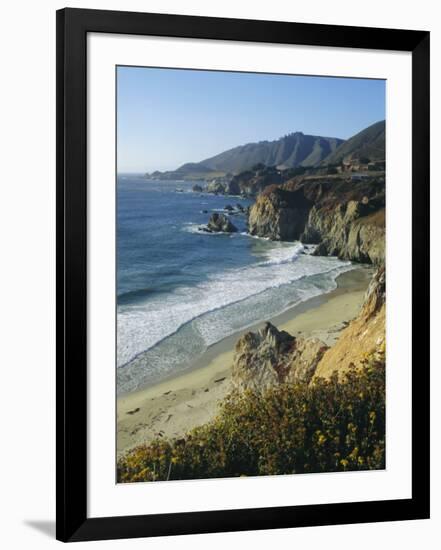 Ninety Miles of Rugged Coast Along Highway 1, California, USA-Christopher Rennie-Framed Photographic Print