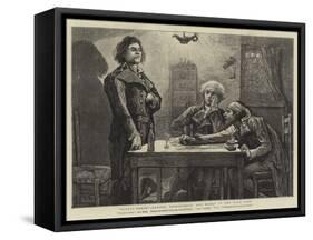 Ninety-Three, Danton, Robespierre, and Marat in the Wine Shop-Hubert von Herkomer-Framed Stretched Canvas