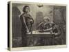 Ninety-Three, Danton, Robespierre, and Marat in the Wine Shop-Hubert von Herkomer-Stretched Canvas