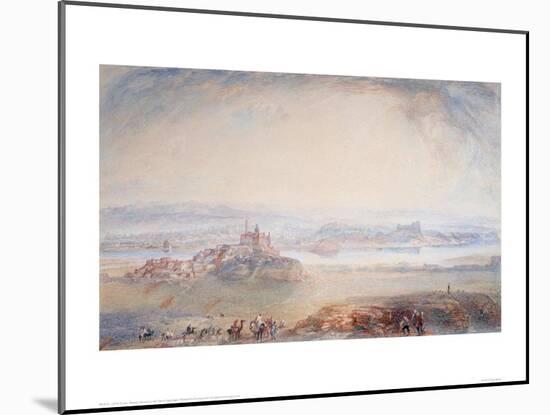 Nineveh, Moussal on the Tigris-J M W Turner-Mounted Giclee Print