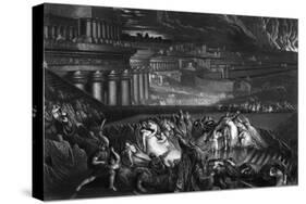 Nineveh Sacked by Medes-John Martin-Stretched Canvas